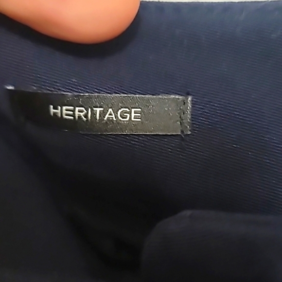 TALBOTS HERITAGE WOMEN'S STRAIGHT LEG DRESSING PANTS DARK BLUE SIZE 8 - Picture 6 of 6